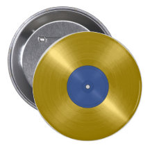 Registro do ouro com etiqueta azul boton