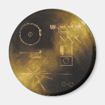 Registro dourado do explorador imã de geladeira