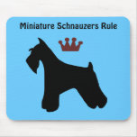 Regra Mousepad dos Schnauzers diminutos