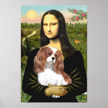 Rei descuidado Charles (Blenheim) - Mona Lisa Impressão
