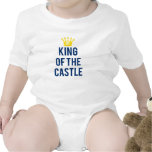 Rei do T das crianças do castelo camisetas