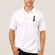 Rei preto da xadrez t-shirts