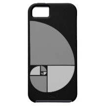 Relação dourada, espiral de Fibonacci iPhone 5 Capa
