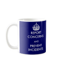 Relate interesses e impeça a caneca dos incidentes canecas