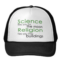 Religião e ciência bonés