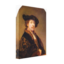 Rembrandt Harmenszoon camionete Rijn - Auto-Retrat Impressão Em Tela Canvas