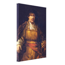 Rembrandt Harmenszoon camionete Rijn - auto-retrat Impressão Em Tela Canvas