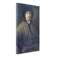 Rembrandt Harmenszoon camionete Rijn - auto-retrat Impressão Em Canvas