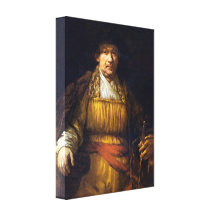 Rembrandt Harmenszoon camionete Rijn - Auto-Retrat Impressão De Canvas Esticada
