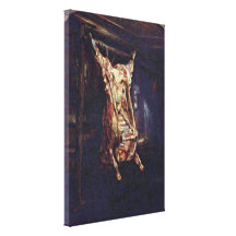 Rembrandt Harmenszoon camionete Rijn - boi Slaught Impressão De Canvas Envolvidas