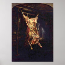 Rembrandt Harmenszoon camionete Rijn - boi Slaught Poster