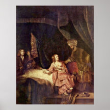 Rembrandt Harmenszoon camionete Rijn - Joseph acus Pôsteres