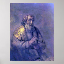 Rembrandt Harmenszoon camionete Rijn - local Poster