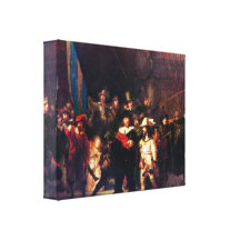 Rembrandt Harmenszoon camionete Rijn - relógio de  Impressão De Canvas Esticada