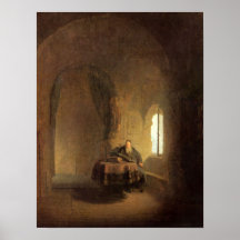 Rembrandt Harmenszoon camionete Rijn - rua Anastas Posters