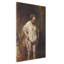 Rembrandt Harmenszoon camionete Rijn - uma mulher  Impressão Em Canvas