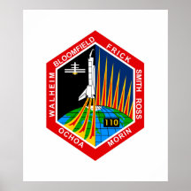 Remendo da missão do vaivém espacial da NASA STS-1 Impressão