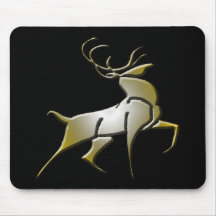 Rena dourada mouse pad
