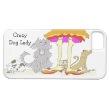 Rendimentos à senhora louca do cão da caridade ani capas iPhone 5 Case-Mate