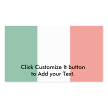Repubblica Transpadana, bandeira de Italia Modelo Cartao De Visita
