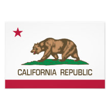 República de Califórnia (bandeira do estado) Arte De Fotos