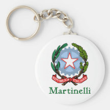 República de Martinelli de Italia Chaveiros