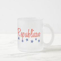 Republicano (estrelas) caneca