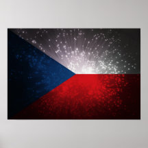 Republika de Česká; Bandeira checa Posteres