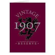 Reserva 1907 do vintage cartoes