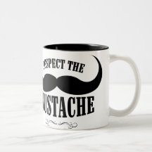 Respeite a caneca de café do bigode $18,95