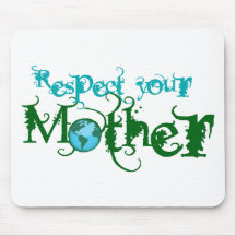 Respeite sua mãe mousepads