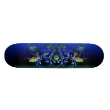 Respingo baixo do pavão skate personalizado