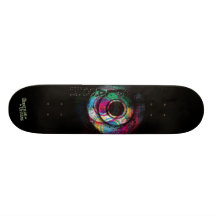 Respingo - selvagem, skate escuro da arte abstract