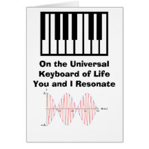 Ressonância 2, teclado, no Keybo universal… Cartões