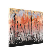 Retorne às canvas do paraíso impressão de canvas envolvida