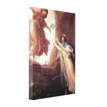 Retorno do senhor Frederick Leighton do ~ de Perse Impressão De Canvas Envolvidas