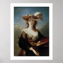 Retrato de auto de Elisabeth Vigee-Lebrun Poster