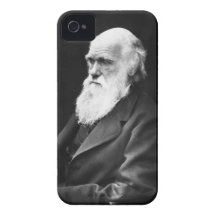 Retrato de Charles Darwin Capas De iPhone 4 Case-Mate