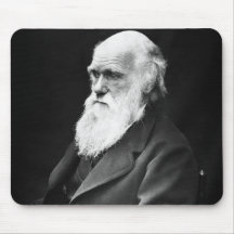 Retrato de Charles Darwin Mousepad