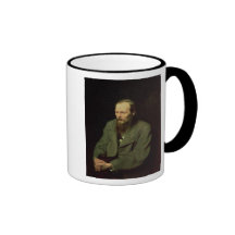 Retrato de Fyodor Dostoyevsky 1872 Canecas