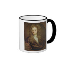 Retrato de Isaac Newton 1702 Canecas