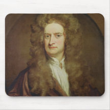 Retrato de Isaac Newton 1702 Mousepad
