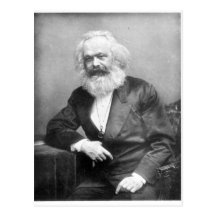 Retrato de Karl Marx Cartões Postais