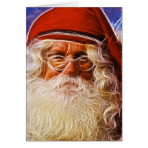 Retrato de Papai Noel do Natal do pai do Velho Mun Cartões