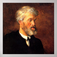 Retrato de Thomas Carlyle Pôsteres
