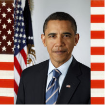 Retrato presidencial dos E.U. do oficial de Barack Escultura De Fotos