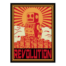 Revolta do robô cartão postal
