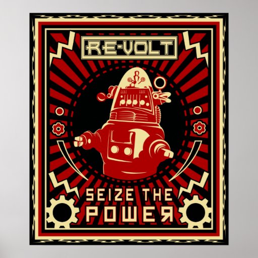 Revolta do robô impressão