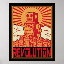 Revolução do robô posteres