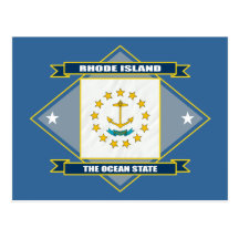 Rhode - diamante da ilha cartão postal